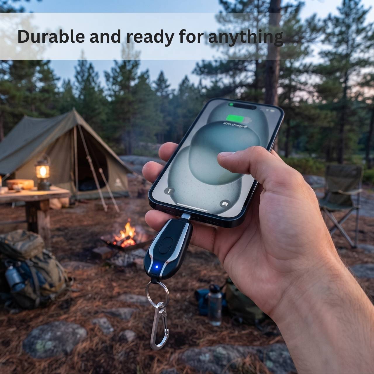 Mini portable phone charger, KeyCharger - Image 2