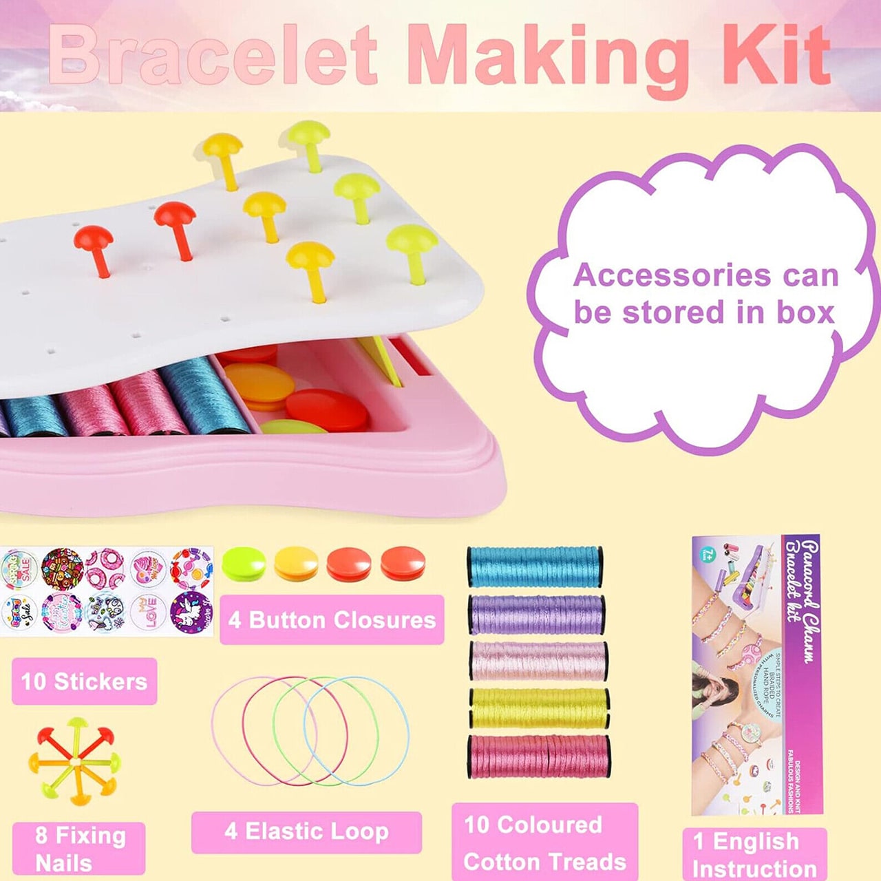 KnitFun, knitting set for knitting bracelets - Image 4