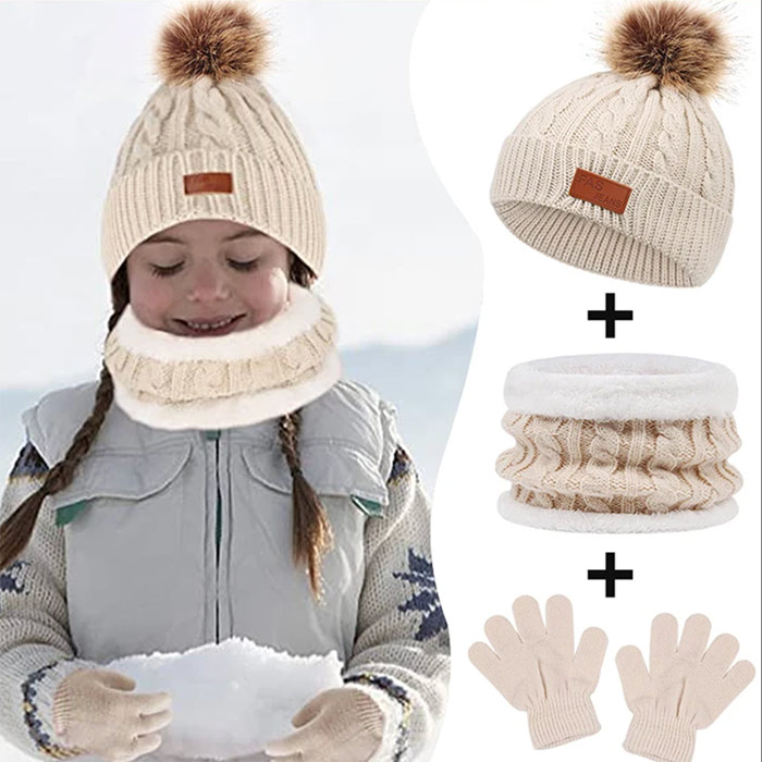 KnittSet, warm winter kids set - Image 3