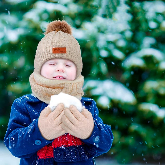 KnittSet, warm winter kids set - Image 4