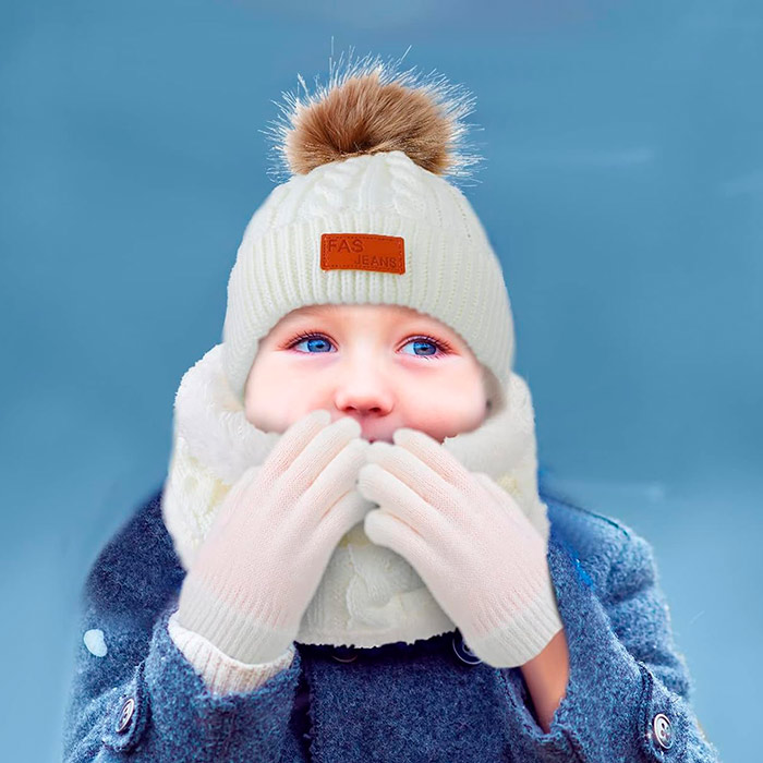 KnittSet, warm winter kids set - Image 8