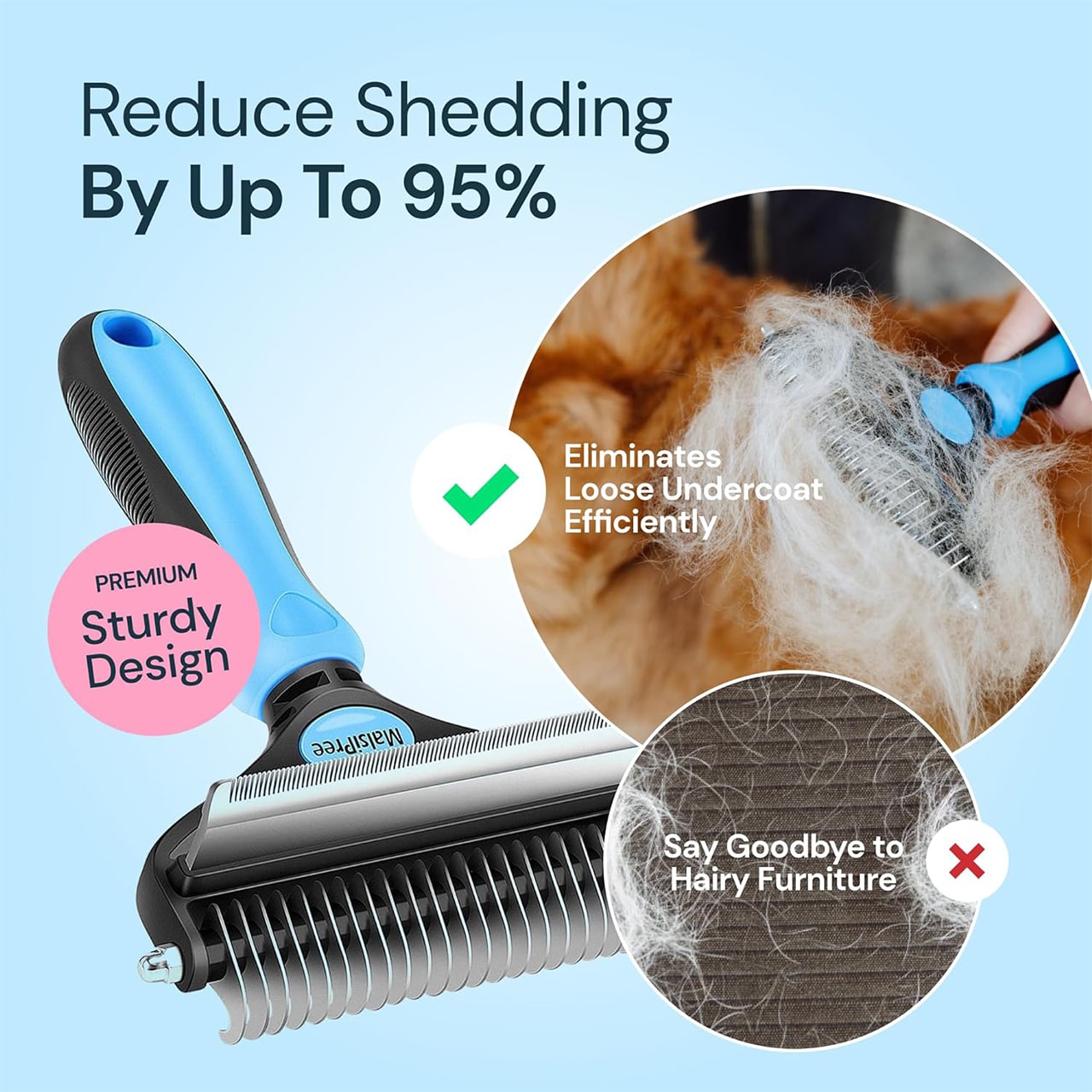 KnotBundle, pet hair clipper (1+1 FREE) and DUO brush for removing pet hair - Image 6