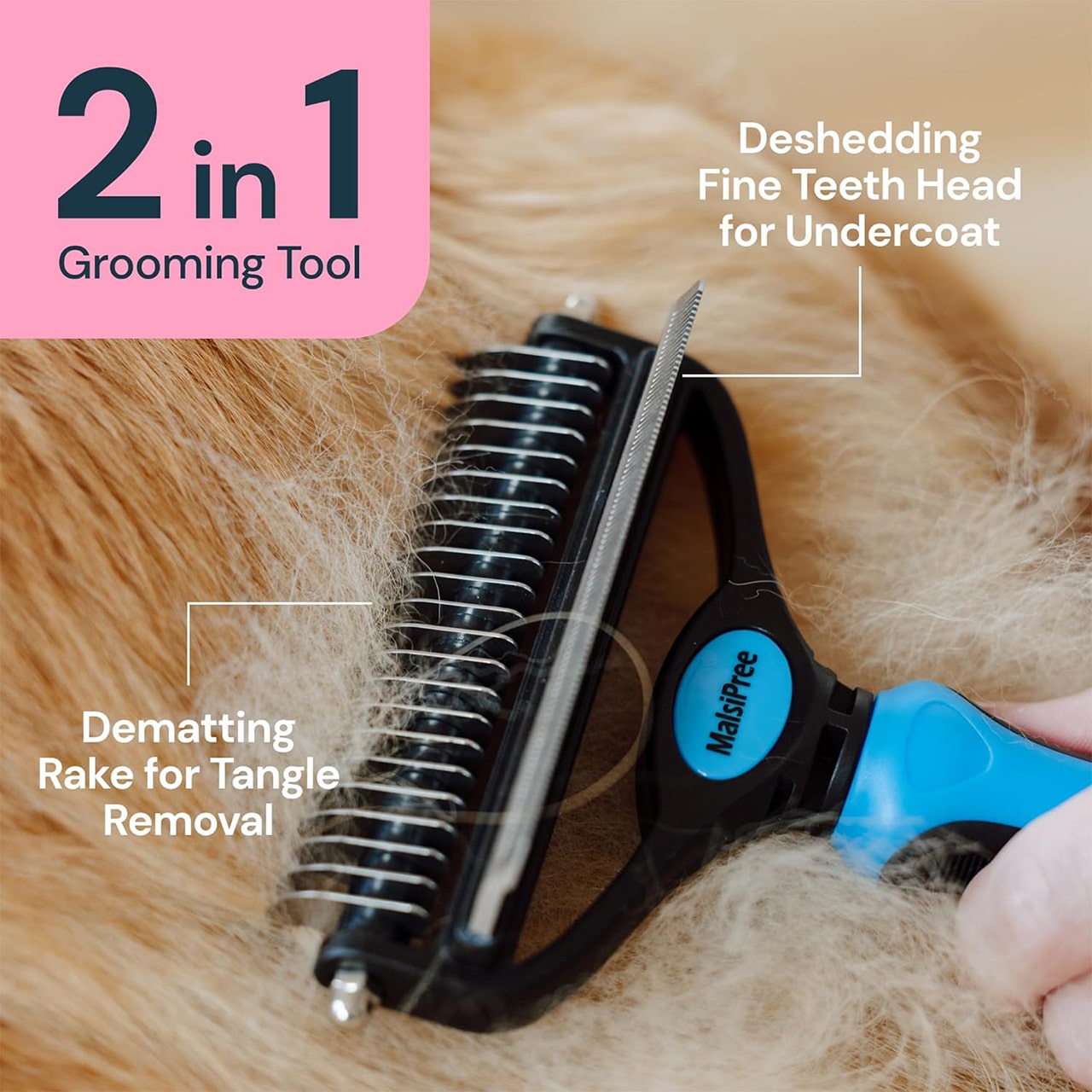 KnotBundle, pet hair clipper (1+1 FREE) and DUO brush for removing pet hair - Image 8
