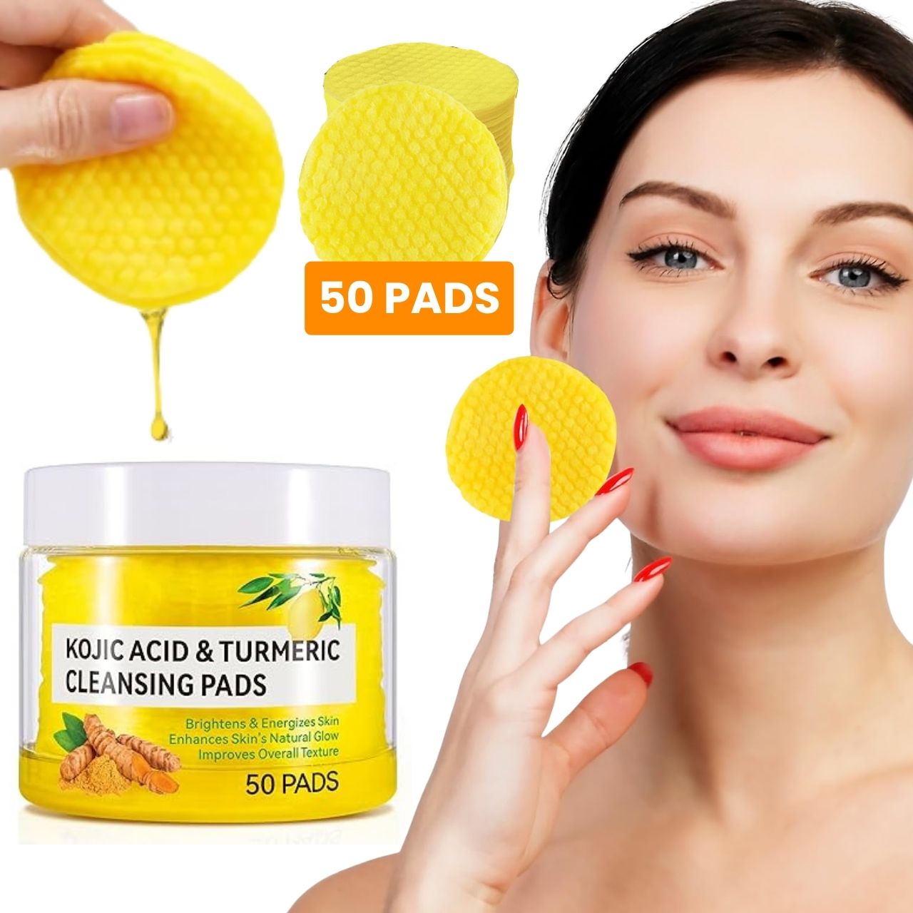 KojicPads, facial cleansing pads - Image 2