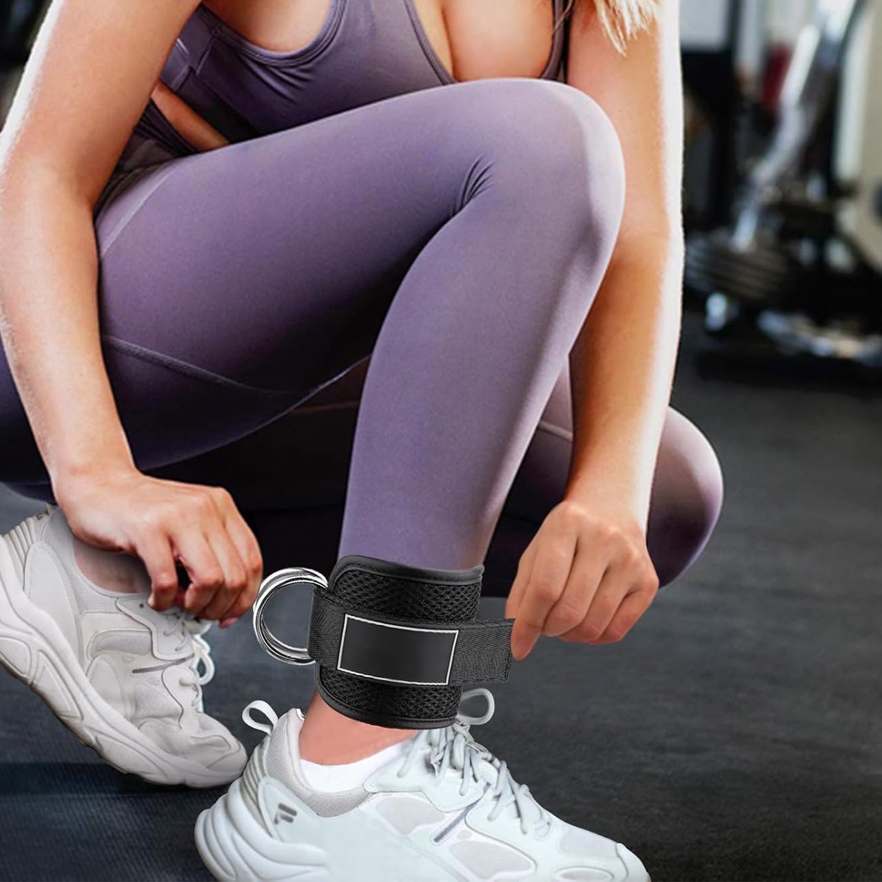 With the bands, you can do a variety of exercises where you strengthen all the major muscles.