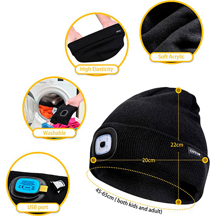 LightBeanie, cap with a light - Image 2