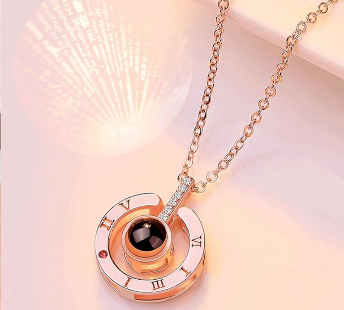 LoveStar necklace that says "I love you" in 100 languages - Image 5