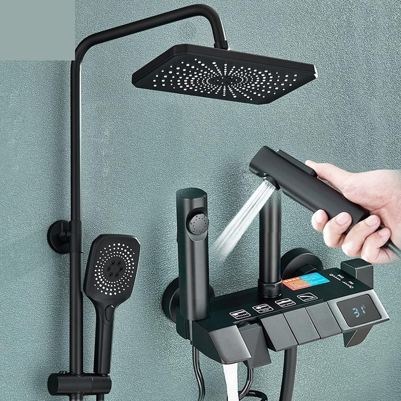 The Shower Handle offers 3 spray modes!