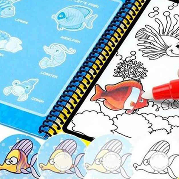MagicWaterBook, a set of 3 magic watercolour pencils for creating without dirt - Image 4