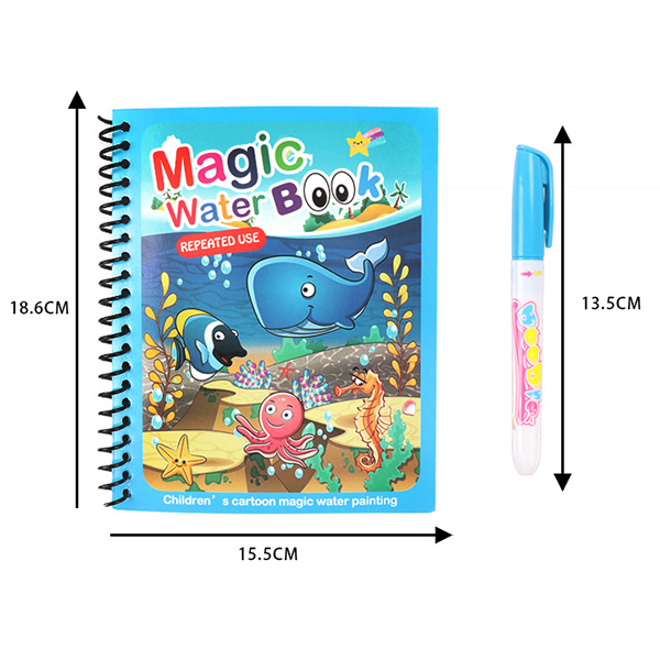 MagicWaterBook, a set of 3 magic watercolour pencils for creating without dirt - Image 9