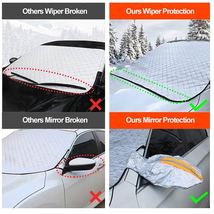 MagneticCarCover, windscreen protective cover with integrated magnets - Image 7