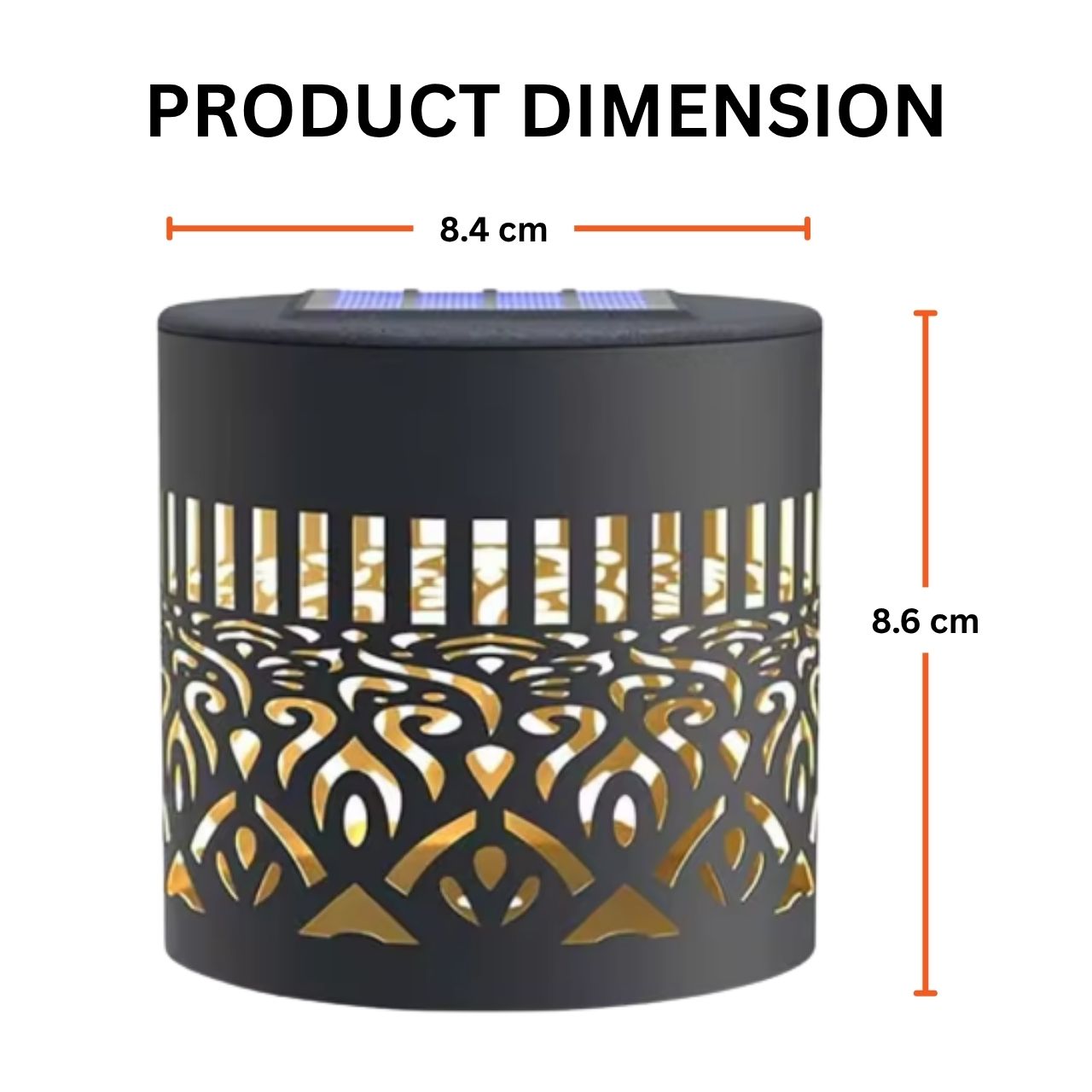 MandalaLamp, solar wall lamp - Image 2