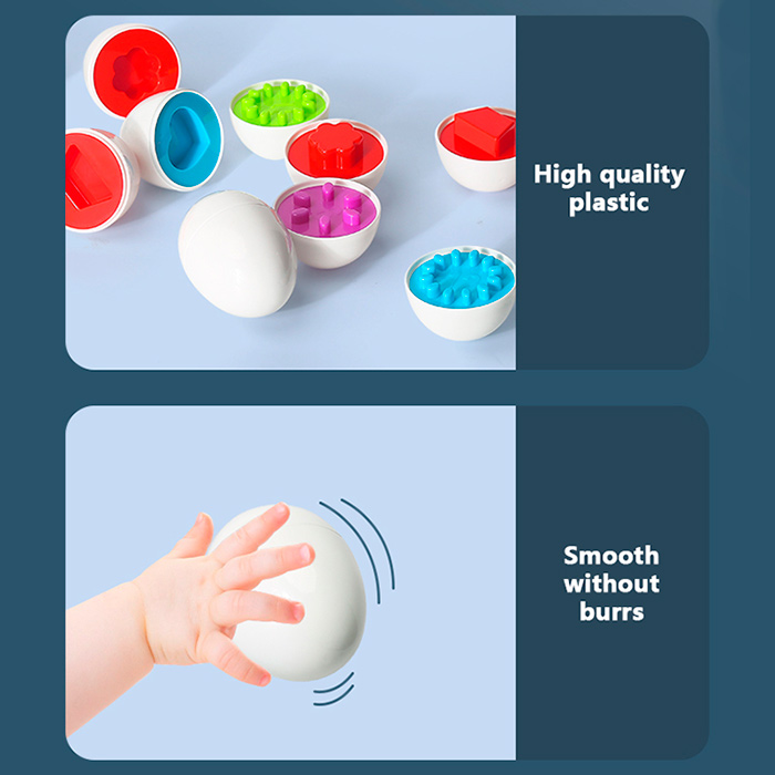 MatchingEggs, didactic toy - set with box and 12 eggs - Image 4