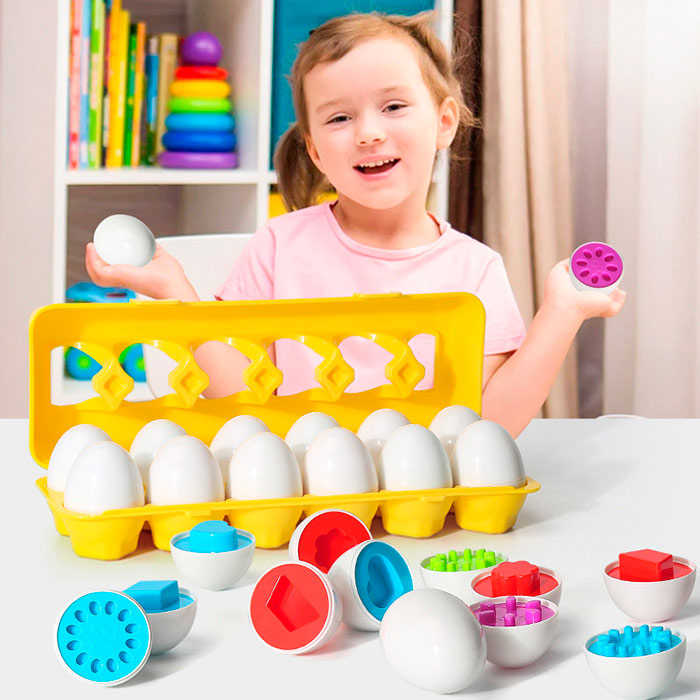 This educational toy is the perfect choice for stimulating different areas of a child's development - mental development, fine motor skills, logical thinking, spatial imagination and creativity!