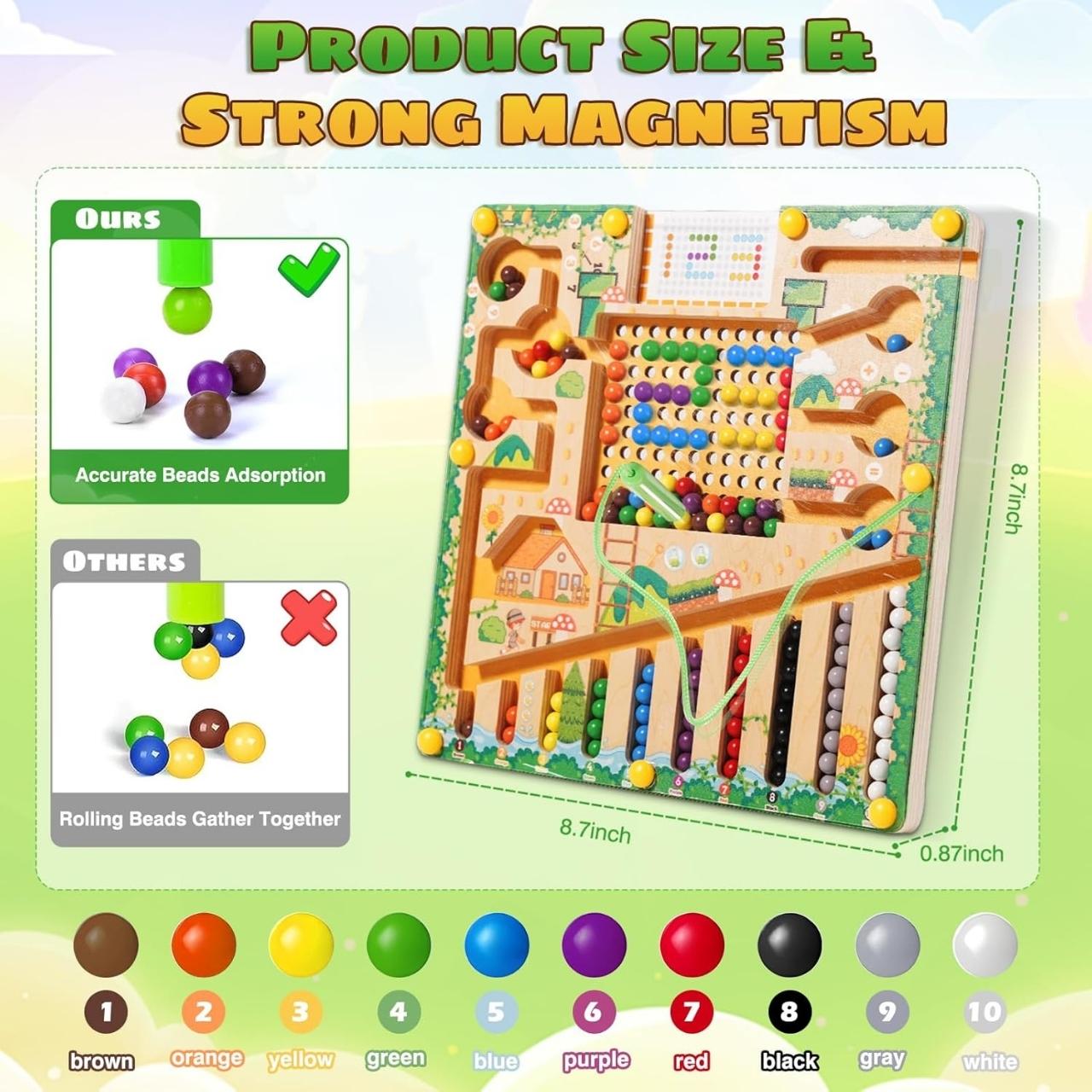MazeGame, a wooden didactic toy for children - Image 4
