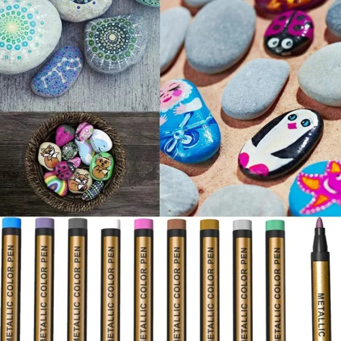 MetallicColorPen, 10-pack creative marker set - Image 6