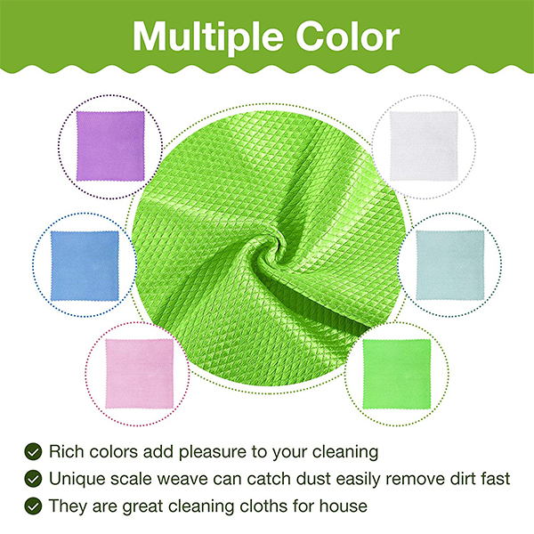 MicrofiberCloth, multi-purpose microfibre cleaning cloth (4 pcs.) - Image 9