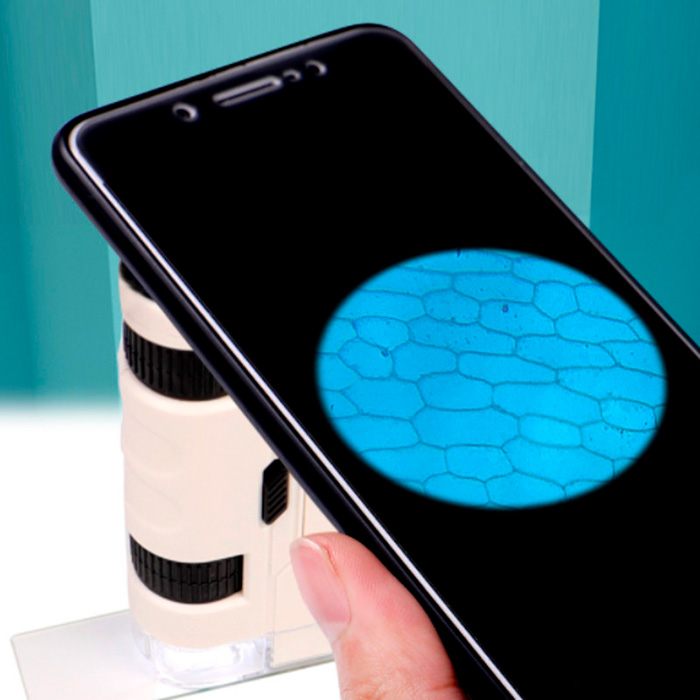 The portable microscope is a great choice for learning about the micro world, with magnification from 60x to 120x!