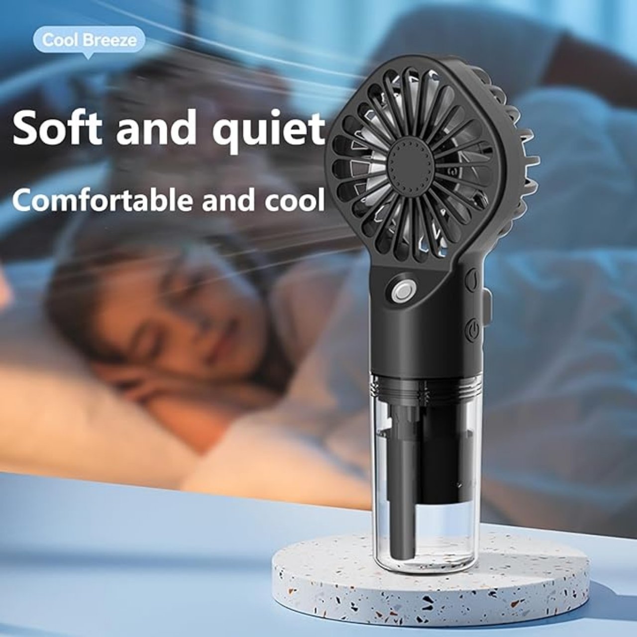 Misty, portable mini fan with built-in humidifier - Image 4