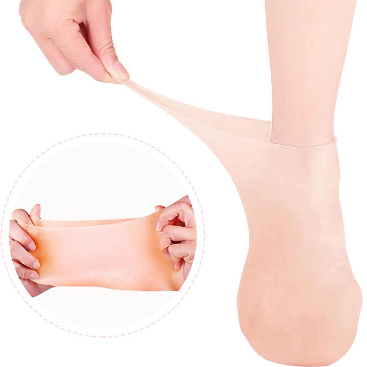 MoistMask, moisturising silicone foot care socks - Image 6