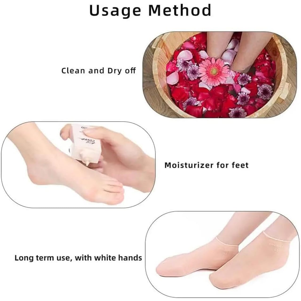 Silicone socks are reusable because they can be washed.