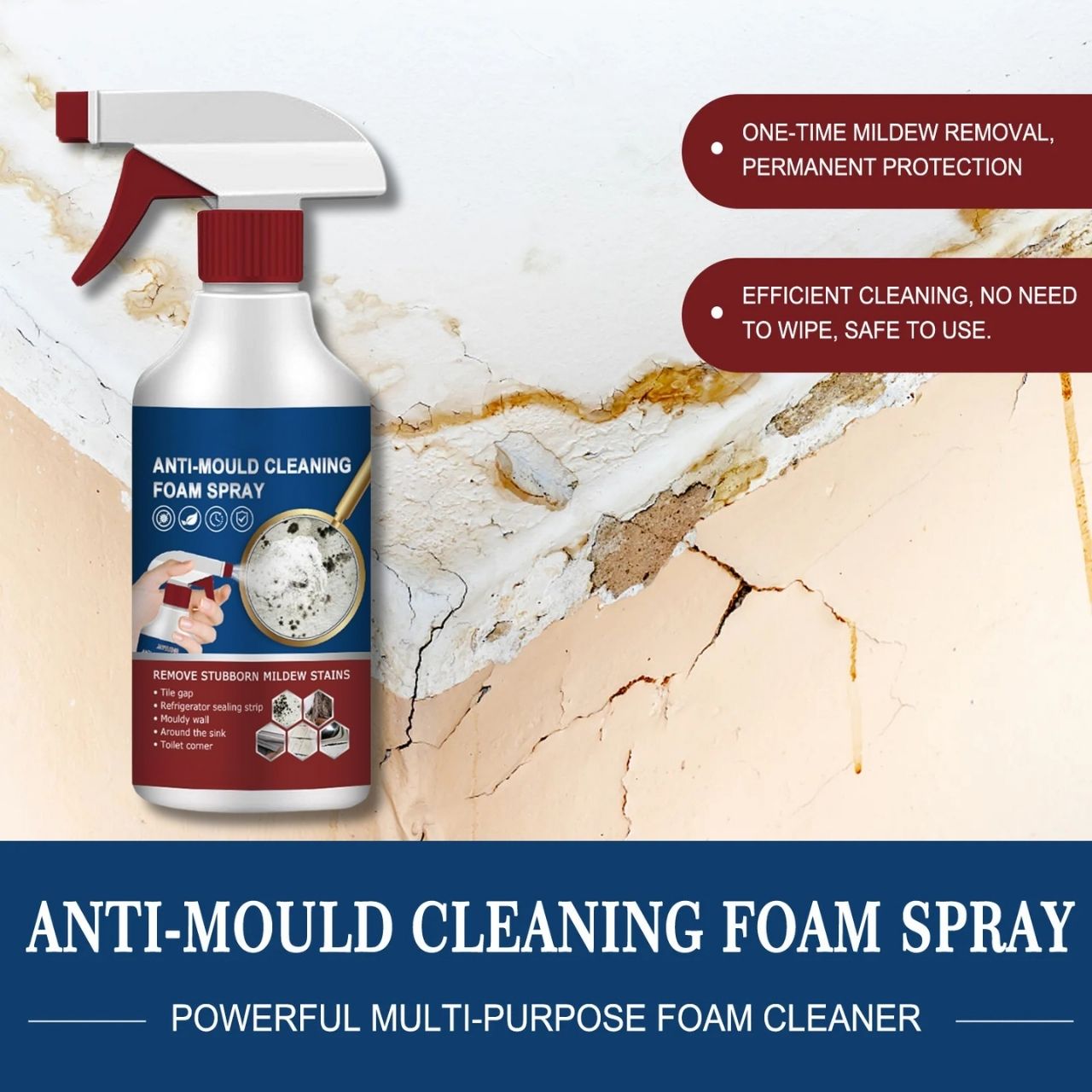 MoldFix, cleaning foam for removing mould stains - Image 4