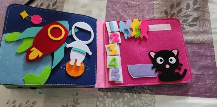 MontessoriBook, a silent book with different activities - Image 4