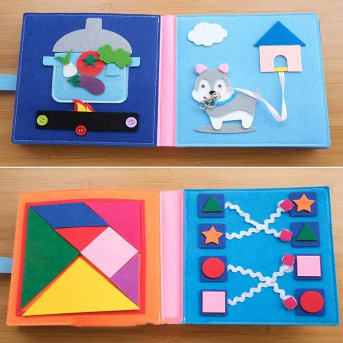MontessoriBook, a silent book with different activities - Image 8