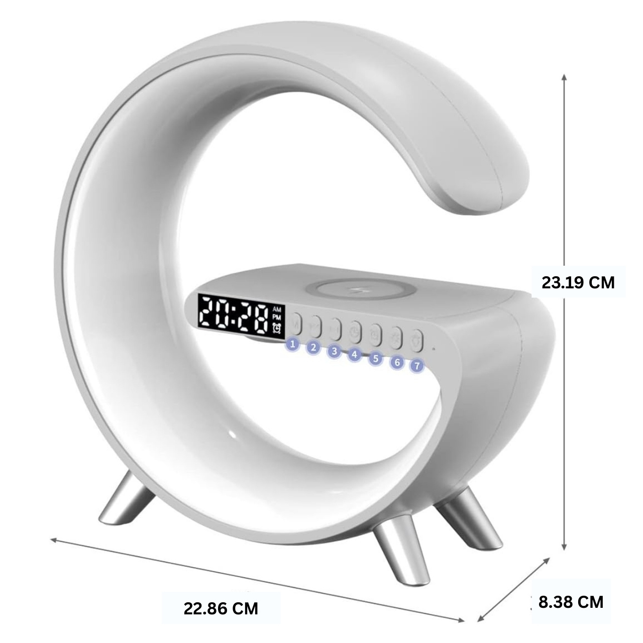 MoonCharge - a stylish wireless charger and ambient light in one