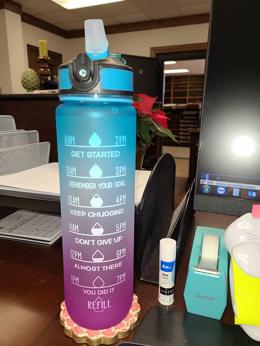 MotivationalBottle, water bottle with motivational verses and time stamps (1000 ml) - Image 10