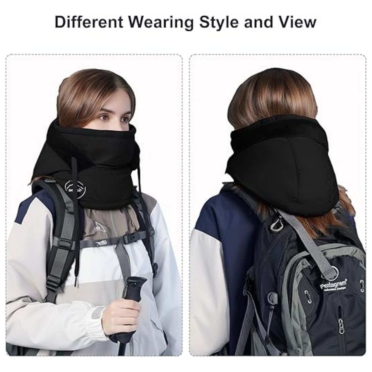 MuffHat, winter cap with scarf and mask - Image 7