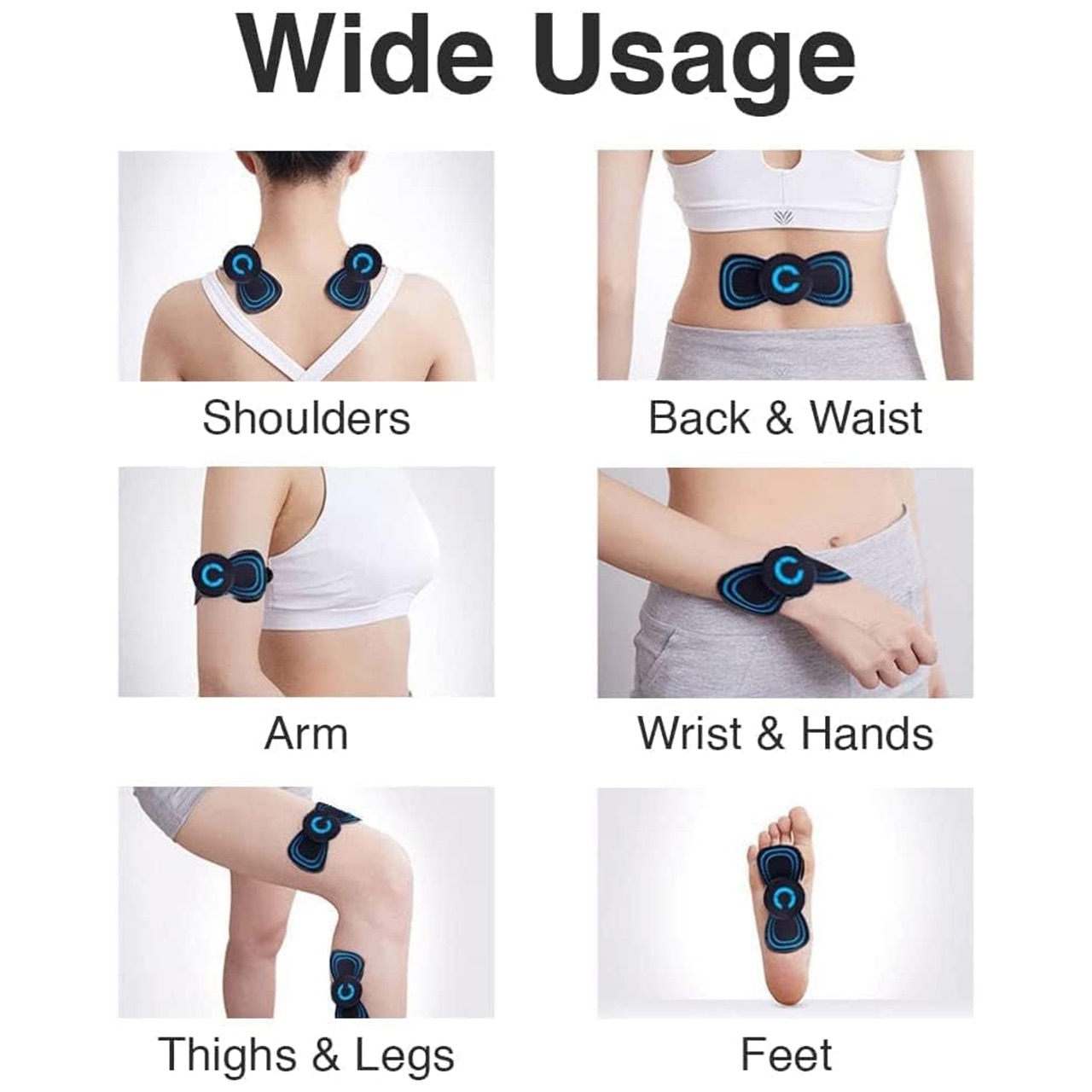 Made of high quality silicone, gentle on the skin and suitable for long-term use.