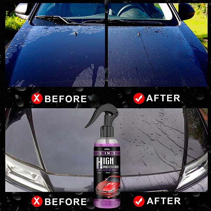 Car protection spray offers long-lasting protection