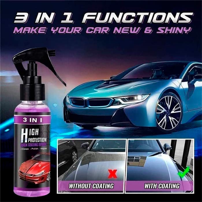 Car spray will restore your car's shine