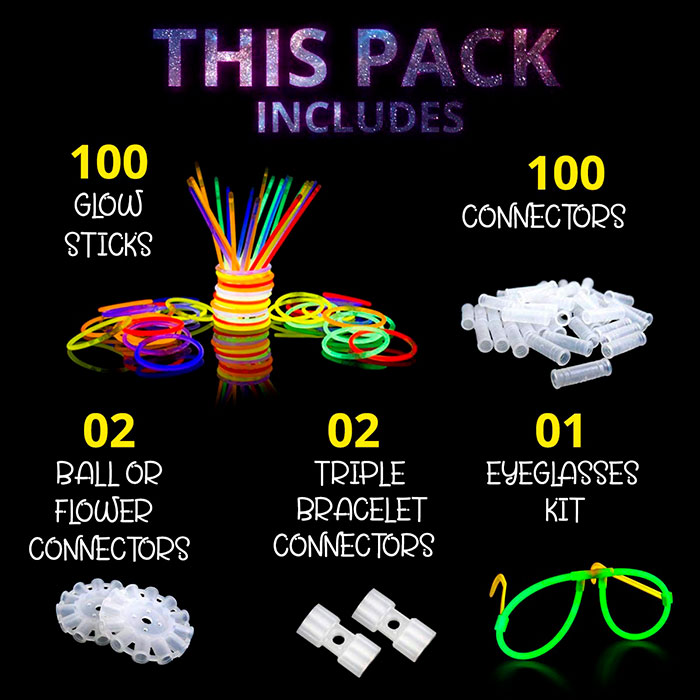 NeonGlowSticks, a set of neon sticks and other fun accessories - Image 3