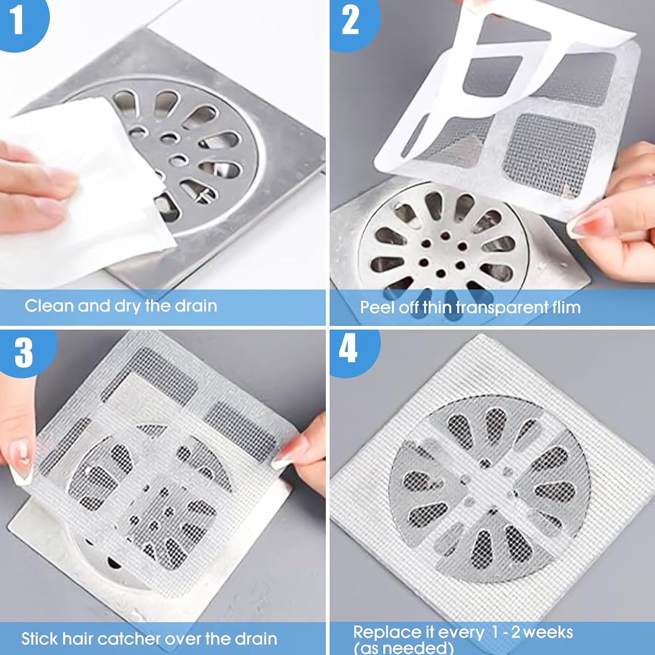 NetSticker, set of stickers for repairing holes in doors, windows and insect screens (20 pcs.) - Image 7