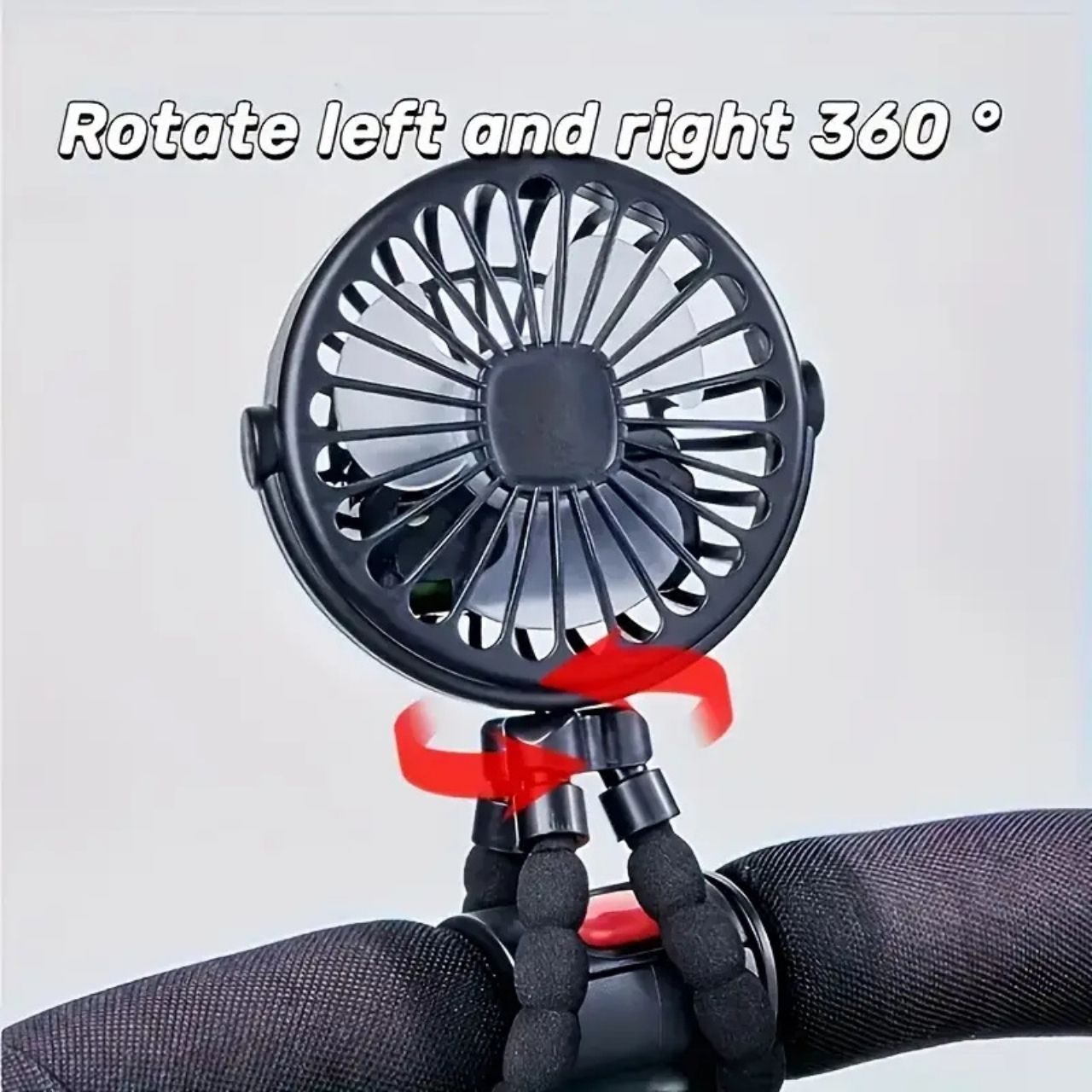 Octy, mini fan with flexible stand - Image 3