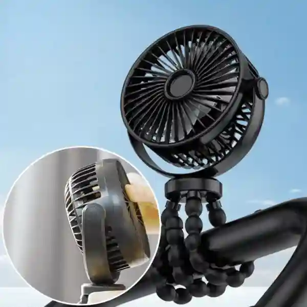 Octy, mini fan with flexible stand - Image 10