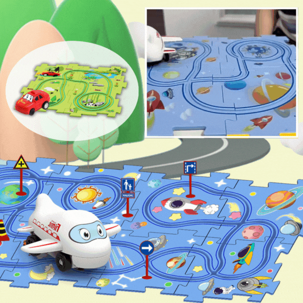 Creative puzzle track for kids - Image 1