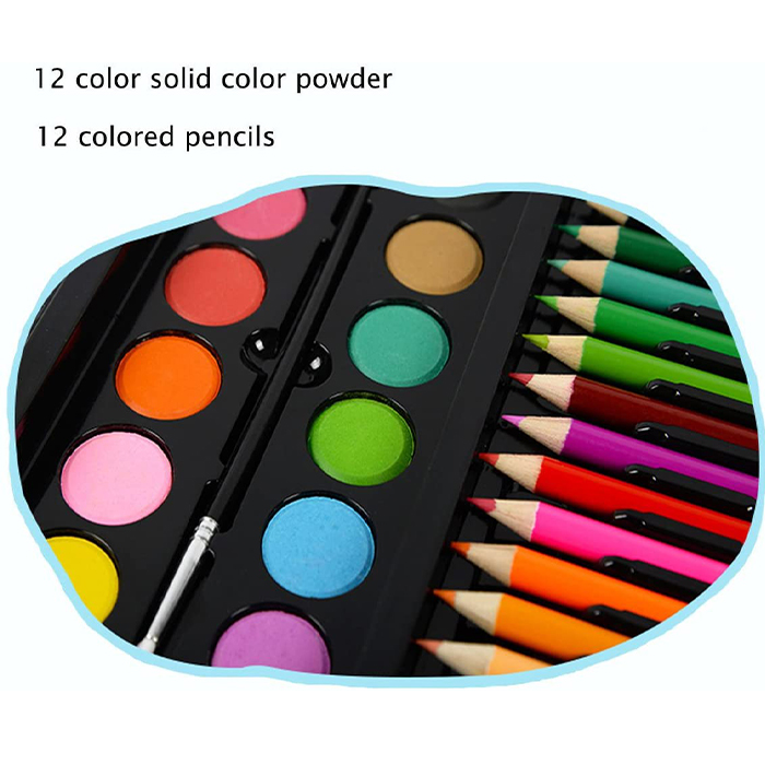 PaintingKit, 86-piece set of paints and other accessories suitable for adults and children - Image 2