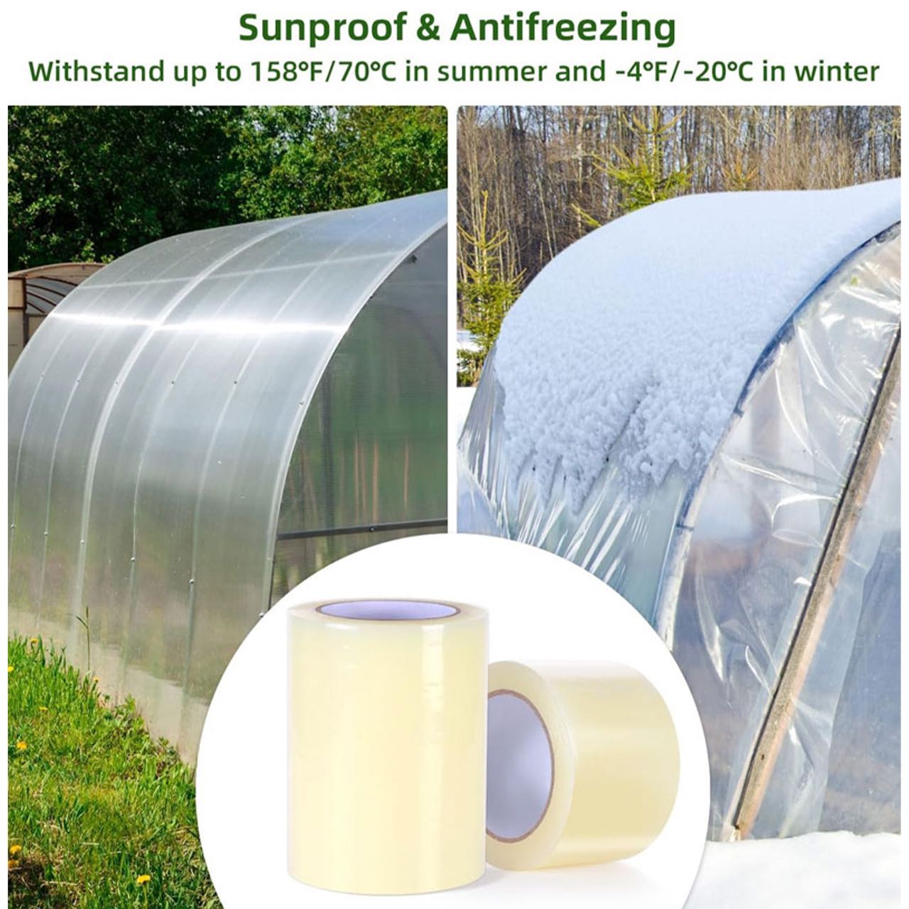 Patch, strong and waterproof adhesive film (30cm x 10m) - Image 4