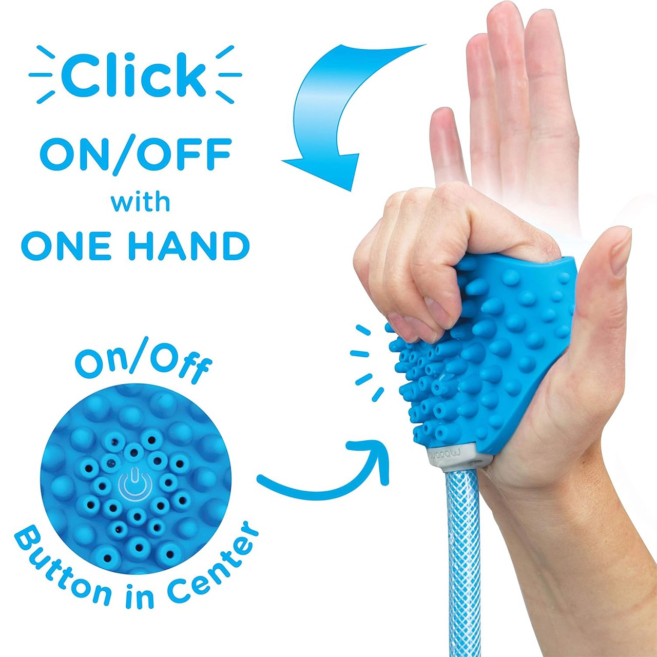 PawBath, multi-purpose massage brush for bathing pets - Image 5