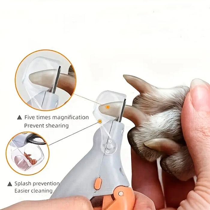 PawGloTrim, claw clipper with LED light - Image 4