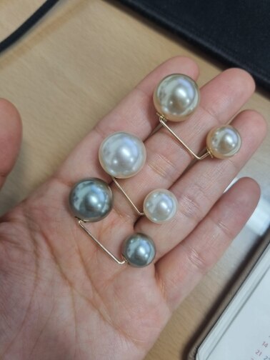 PearlBrooch, brooch (3 pieces) - Image 9