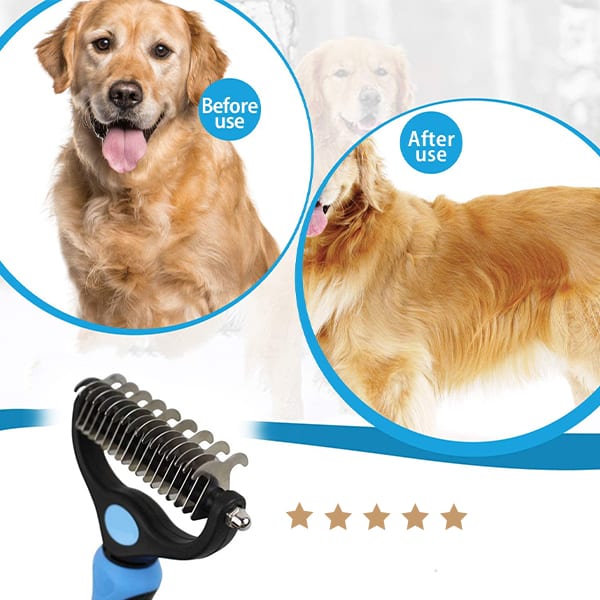 PetBundle, double-sided brush for shedding + hair removal roller GRATIS - Image 7