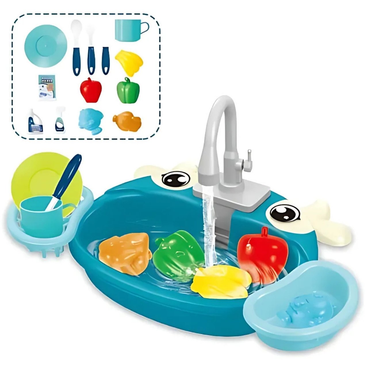 PlaySink, children's kitchen set with sink - Image 3