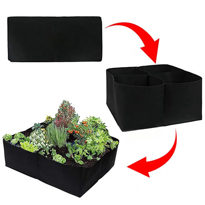 Pocket4Garden, portable garden bed with 4 separate compartments - Image 4
