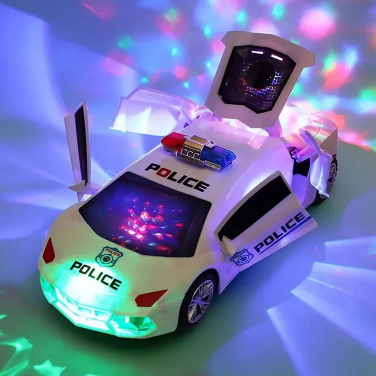 PoliceCar, police car with LED lights - Image 6