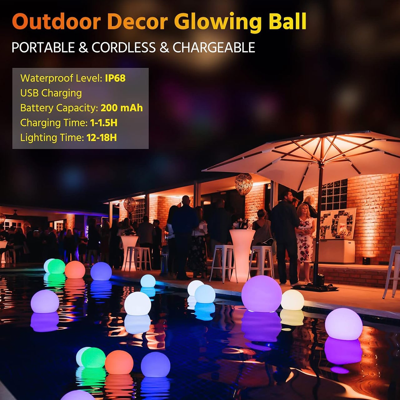 PoolGlowy, floating pool light - Image 4