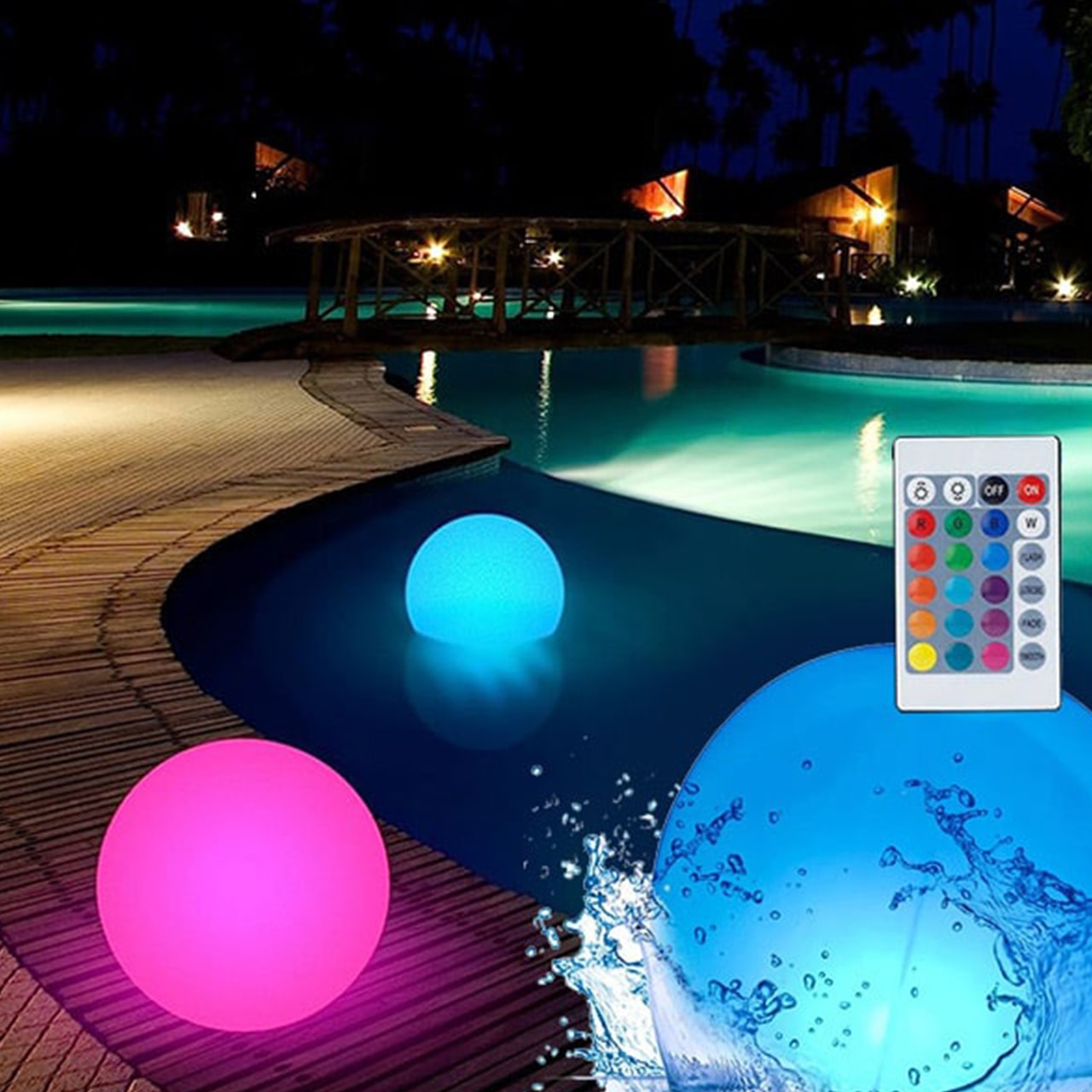 A wonderful light to brighten up a swimming pool or other indoor and outdoor areas!